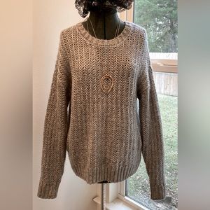 Women’s Copper-key lightweight knitted gray sweater size XL